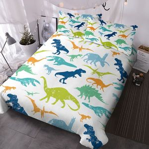 Ultra Soft 3pcs Dinosaur Bedding <b>Set</b> for Kids Twin Size Duvet Cover and <b>Comforter</b> with Gift Ultra Soft Kids' Bedding - Product Image 2