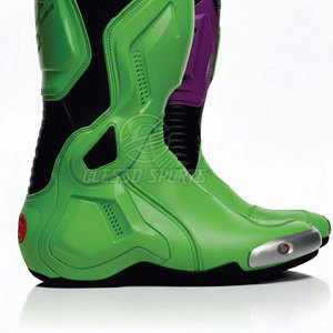 Nouveautés, chaussures de moto de haute qualité, vente chaude, service OEM, chaussures de moto en cuir tendance - Product Image 5