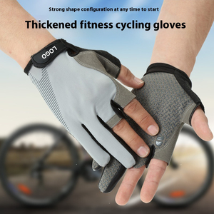 Factory Manufacturer Warm Fingerless Shock Absorbing Riding Male Female Sizes - Product Image 3