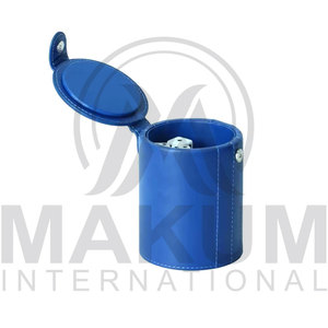 Classic Luxury Handmade High Quality Square Leather <b>Dice</b> Cup - Product Image 4