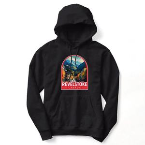 Sudadera Impermeable de Invierno para Esquí y Snowboard, Chaqueta de Forro Polar con Gráficos de Montaña, Sudadera Cálida Estilo Revelstoke Canadá - Product Image 3