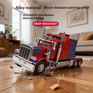 Modellino di Camion in Scala 1:24, Design Realistico, Ruote Cromate Dettagliate, Auto in Lega da Collezione con Retrocarica, Dettagli Perfetti - Product Image 4