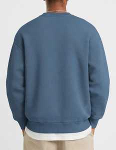 Sweat-shirt décontracté imprimé pour homme Oneten, col rond, manches longues, coupe ample, 100 % polyester, gris, pour le printemps - Product Image 3