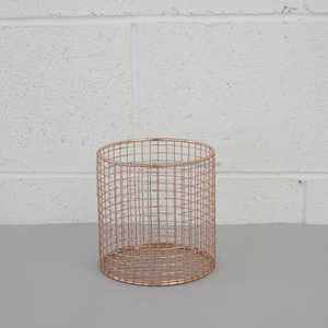 ตะกร้าเก็บของลวดโลหะแบบเปิดด้านบนเพื่อการเข้าถึงและมองเห็นได้ง่าย - Product Image 3