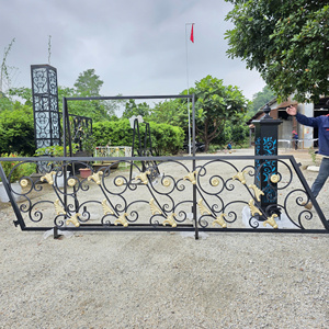Barandillas de Balcón y Pasamanos de Escalera de Hierro Forjado Personalizados, Balaustradas Decorativas para Uso en Interiores y Exteriores con Gran Durabilidad - Product Image 3