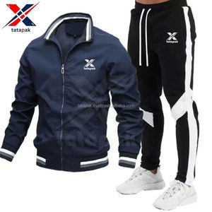 Chándal Deportivo para Hombre, Estilo Vintage, Corte Ajustado, 100% Algodón, Tejido de Secado Rápido, Diseño Sólido 2 en 1, Ligero, Cómodo, Informal - Product Image 4