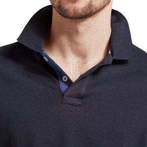 Polo pour homme à prix raisonnable, vente chaude, design personnalisé, respirant, léger, couleur unie - Product Image 6