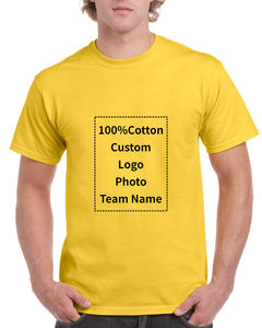 Camiseta de Lona 100% Algodón para Hombre, de Alta Calidad, Personalizable, Lisa, OEM, Tallas Grandes, Corte Regular, Uso Casual, Secado Rápido, Venta al Por Mayor - Product Image 1