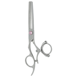 Tijeras de Peluquería de Cobalto con 32 Dientes, Tijeras de Adelgazamiento de Cabello de Acero Inoxidable con Doble Eje Giratorio para Cuidado del Cabello en Salón y Uso Doméstico Manual - Product Image 2