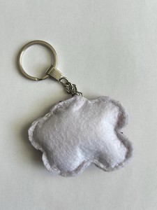 TIMELESS CRAFT Handmade Cotton Flower Keychain Floral <b>Bag</b> Charm Designer Pendant <b>Key</b> <b>Ring</b> Gift Woven Decorative Charm - Product Image 4