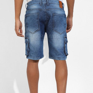 Shorts décontractés unis au-dessus du genou, service OEM, design tendance, légers, 100 % coton, respirants et confortables pour les activités de plein air par temps chaud - Product Image 2