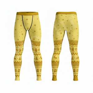 Leggings Térmicos de Compresión Personalizados, Pantalones Deportivos de Invierno, Pantalones de Yoga Transpirables y Modernos - Product Image 3