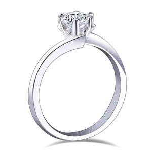Anillo de Diamante Corte Esmeralda Premium con Piedra Preciosa en Oro de 18K/14K – Joyería para Aniversario y Promociones - Product Image 3