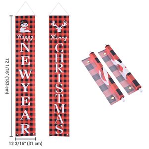 Striscioni festosi per decorazioni esterne di natale segno del portico - Product Image 3