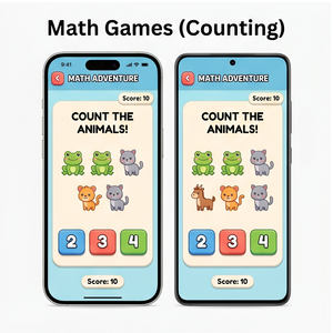 แอปเกมสำหรับเด็ก RoyalCraft – เกมการเรียนรู้แสนสนุก กิจกรรมเสริมทักษะ และความบันเทิงสำหรับเด็กที่ปลอดภัย IOS/Android/Linux/Mac - Product Image 3