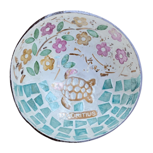 Elegante Tazón de Concha de Coco con Nácar - Lacado Negro Elegante - Regalo Ecológico Moderno - Product Image 2