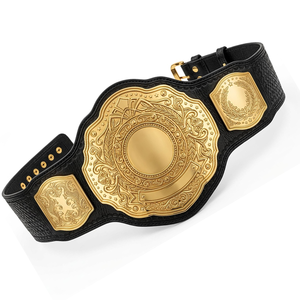 Ceinture de championnat d'arts martiaux en cuir sur mesure, taille haute, pliable, antidérapante, couleurs et logo personnalisables, vente en gros - Product Image 2