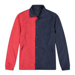 High Quality Two Tone Coaching Jacket For Adults Boys Water Resistant Plus Size <b>Coaches</b> Jackets Buttons Up Breathable Jackets - Product Image 1