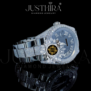 Montre de luxe sportive et tendance en quartz et moissanite, bijoux hip-hop en argent 925, cadeau de fiançailles pour elle ou lui - Product Image 5