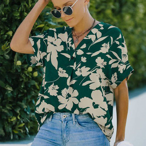 2026 New Style Custom Printing Pattern Summer Rayon <b>Hawaiian</b> <b>Shirts</b> <b>for</b> <b>Women</b> - Product Image 6
