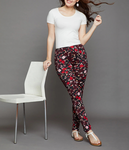 Wholesale Women's Fashionwear Leggings Streetwise Casual Quick-Drying Fabric Fade Resistant Moisture OEM Custom Brand Logo - Product Image 1