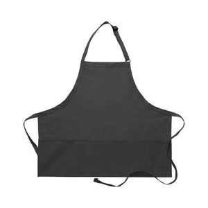 Solid Blue Embroidered Cleaning Pinafore Lucky Cat Clean Custom Made <b>Kitchen</b> <b>Aprons</b> for Women Cotton Linen Home Cooking <b>Apron</b> - Product Image 4