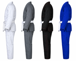 Vente en gros OEM Personnalisé Kimonos de Jiu Jitsu Uniformes BJJ Logo Avant Respirant Séchage Rapide Polyester Coton Ensembles de Kimonos BJJ Arts Martiaux - Product Image 3