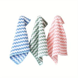 Set di Panni Super Assorbenti ad Asciugatura Rapida per Pulizia Cucina 6pz+9pz 30x30cm Multicolore per Cucina e Bagno - Product Image 4