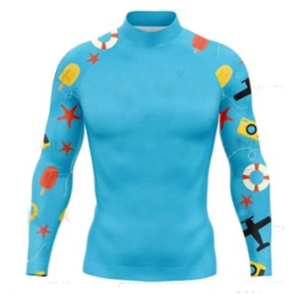 Commande en gros de chemises de compression à manches longues pour femmes, imprimées numériquement, pour le MMA - Product Image 1