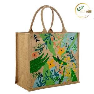 Bolsa de Compras de Yute con Logotipo Personalizado para Promoción Empresarial - Product Image 2