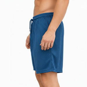 Shorts de course légers pour garçons, respirants en maille, vêtements de sport athlétiques, taille mi-haute avec cordon de serrage, tricotés, imprimés, séchage rapide - Product Image 2