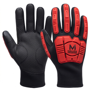 Wholesale Custom Anti-Impact Mechanics Work <b>Gloves</b> Breathable Mesh Back Reinforced Cuff General Purpose Anti-Slip Touchscreen - Product Image 1