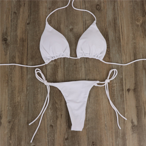 Micro Bikini with Padded Swimsuit for Women Brazilian Bottom Thong <b>String</b> Bikinis <b>Top</b> Bathing Suit - Product Image 6