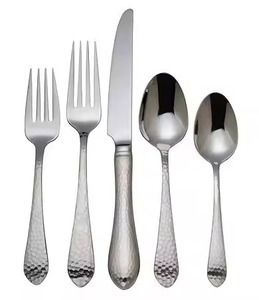 Elegant <b>Table</b> Presentation Metal Cutlery Set <b>Spoon</b> Fork Serving Duo Crafted for Stylish Dining Experience - Product Image 6