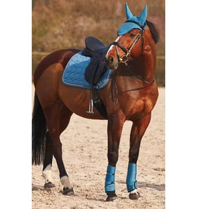 Protège-tendons de cheval en cuir imprimé multicolore, personnalisables, à séchage rapide, pour l'équitation - Product Image 6