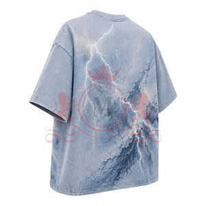 เสื้อยืดคอตตอนระบายอากาศดี สีซีดแบบซันเฟด ทรงดรอปไหล่ เนื้อผ้านุ่ม สวมใส่สบายทุกวันและเหมาะสำหรับกิจกรรมกลางแจ้ง - Product Image 3