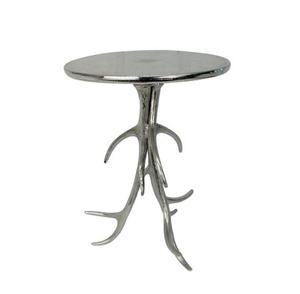 Mesa de Centro con Diseño de Cuerno de Reno Niquelado, Aspecto de Lujo, Calidad Premium, Mesa Auxiliar Decorativa - Product Image 1