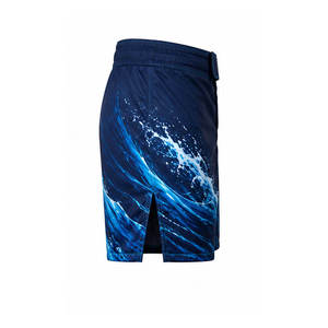 Shorts MMA de qualité supérieure pour hommes, vente en gros, design personnalisé, service OEM, polyester/nylon, séchage rapide et respirant - Product Image 3