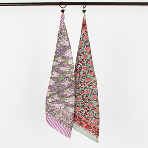 Boho Cotton <b>Square</b> Handkerchief Printed Casual Wear Bandana Unisex <b>Scarf</b> Skin-Friendly Breathable Eco-Friendly - Product Image 2