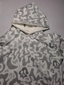 Sudadera con Capucha de Camuflaje Extra Grande, Personalizada con Sublimación e Impresión Completa, Bordada, de Algodón Ecológico para Invierno, Estilo Urbano, Servicio OEM - Product Image 4