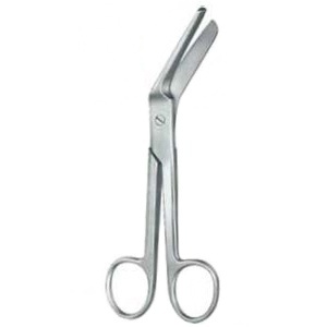 Tijeras de vendaje para episiotomía Stadler, 22 cm, base de instrumentos quirúrgicos, tijeras Lister de patrón pesado - Product Image 2