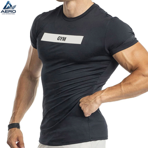 Vêtements de sport écologiques, légers, en différentes couleurs, haute qualité, prix de gros, nouveau style, t-shirts de fitness pour hommes. - Product Image 3