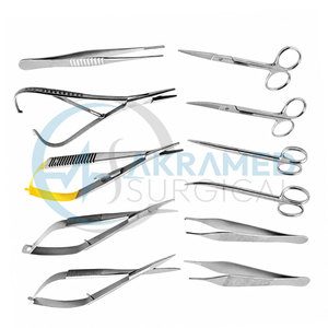 Ensemble d'instruments de microchirurgie dentaire de haute qualité, 11 pièces, en acier inoxydable, réutilisable, certifié CE, kit chirurgical - Product Image 3