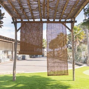 Cortinas de fibra de coco para exteriores, protección solar, buen precio, rollos de malla de sombra de coco. - Product Image 2