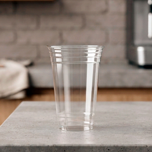 Transparent <b>Plastic</b> <b>Cup</b> Disposable PP/PET <b>Cups</b> with Lid 12/16/22oz for Cold Beverages Coffee Tea Juice - Product Image 1