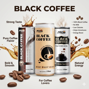 ราคาดีที่สุดสำหรับเครื่องดื่มกาแฟดำคุณภาพ OEM/ODM ขนาด 280 มล. ขั้นต่ำในการสั่งซื้อน้อย  ออกแบบฉลากฟรี พร้อมตัวอย่างฟรี - Product Image 4