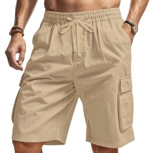 Nouveaux shorts de sport mi-longs pour hommes, amples, grande taille, multi-poches, salopette d'été confortable en polyester/nylon/spandex, idéale pour l'extérieur - Product Image 3