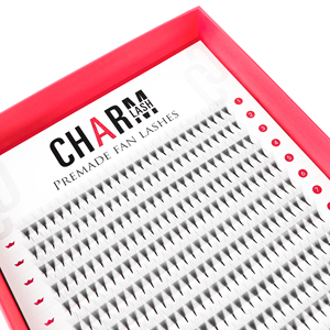 Charmlash <b>Lash</b> Products Wholesale Heat Bonded <b>Premade</b> <b>Fans</b> Best Quality Russian <b>Lashes</b> Various Length Custom Logo Super Soft - Product Image 3