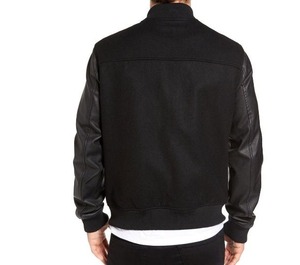 Wholesale Wool Varsity Letternan <b>Jackets</b> With Genuine <b>White</b> Cow Leather Sleeves Men Varsity <b>Jacket</b> - Product Image 4