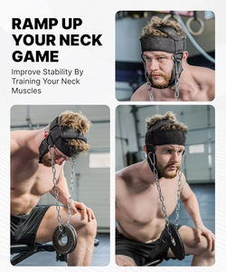 Harnais de musculation Misha Sports Fitness en néoprène, chaîne en acier robuste de 30 pouces, fermeture à boucle, respirant, antidérapant - Product Image 2